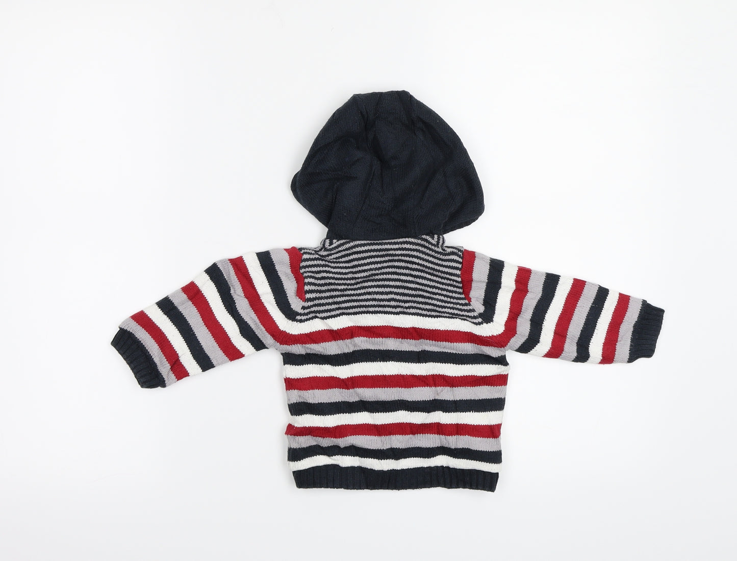 Terre de Marins  Multicoloured Striped  Cardigan Jumper Size 9-12 Months