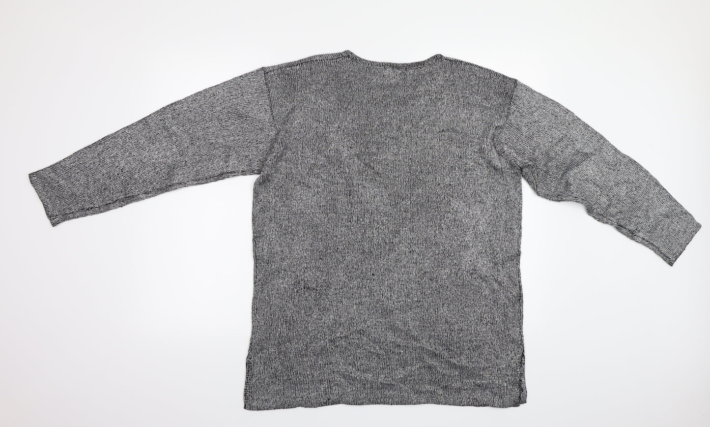 TIGI Exclusive Womens Silver   Pullover Sweatshirt One Size