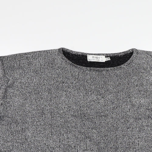 TIGI Exclusive Womens Silver   Pullover Sweatshirt One Size