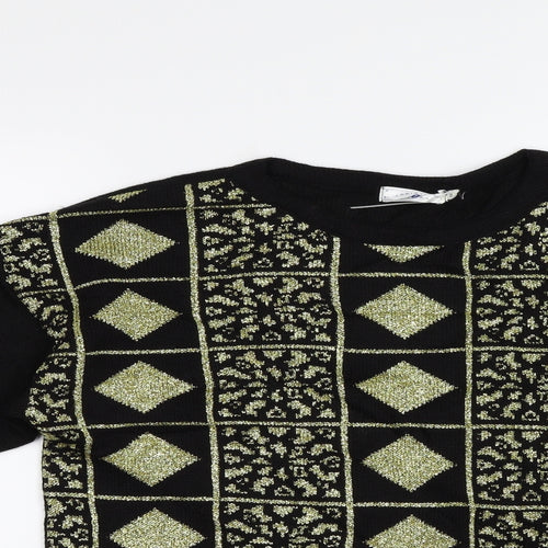 Variations Womens Multicoloured Geometric  Pullover Jumper Size 12  - Size12-14