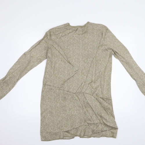 Ellen Reyes Womens Brown Polka Dot  Cardigan Jumper Size S