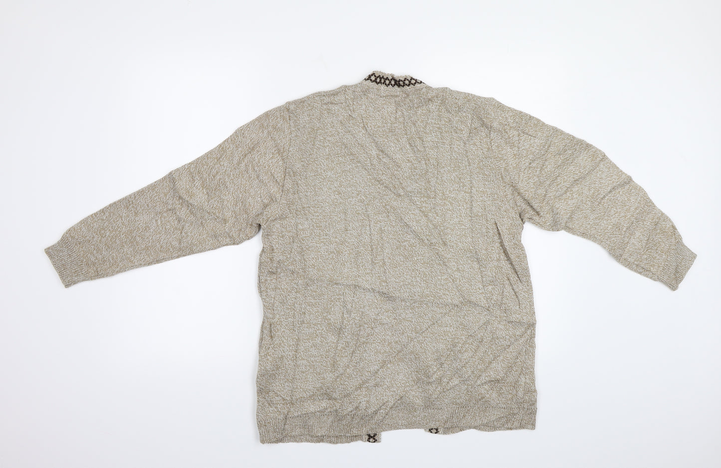 Envy Womens Brown Geometric  Pullover Jumper Size M  - Size S-M