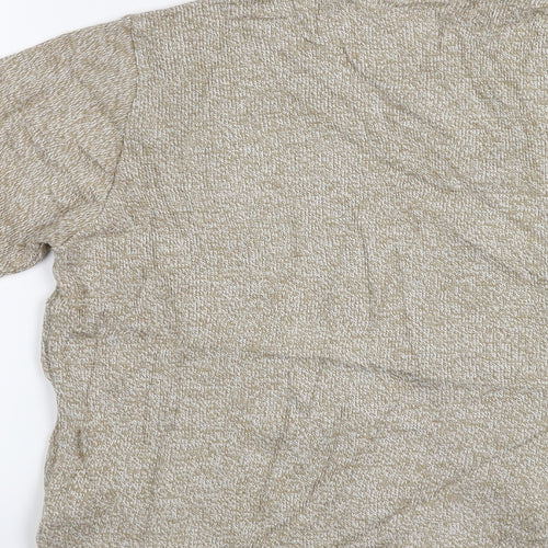 Envy Womens Brown Geometric  Pullover Jumper Size M  - Size S-M