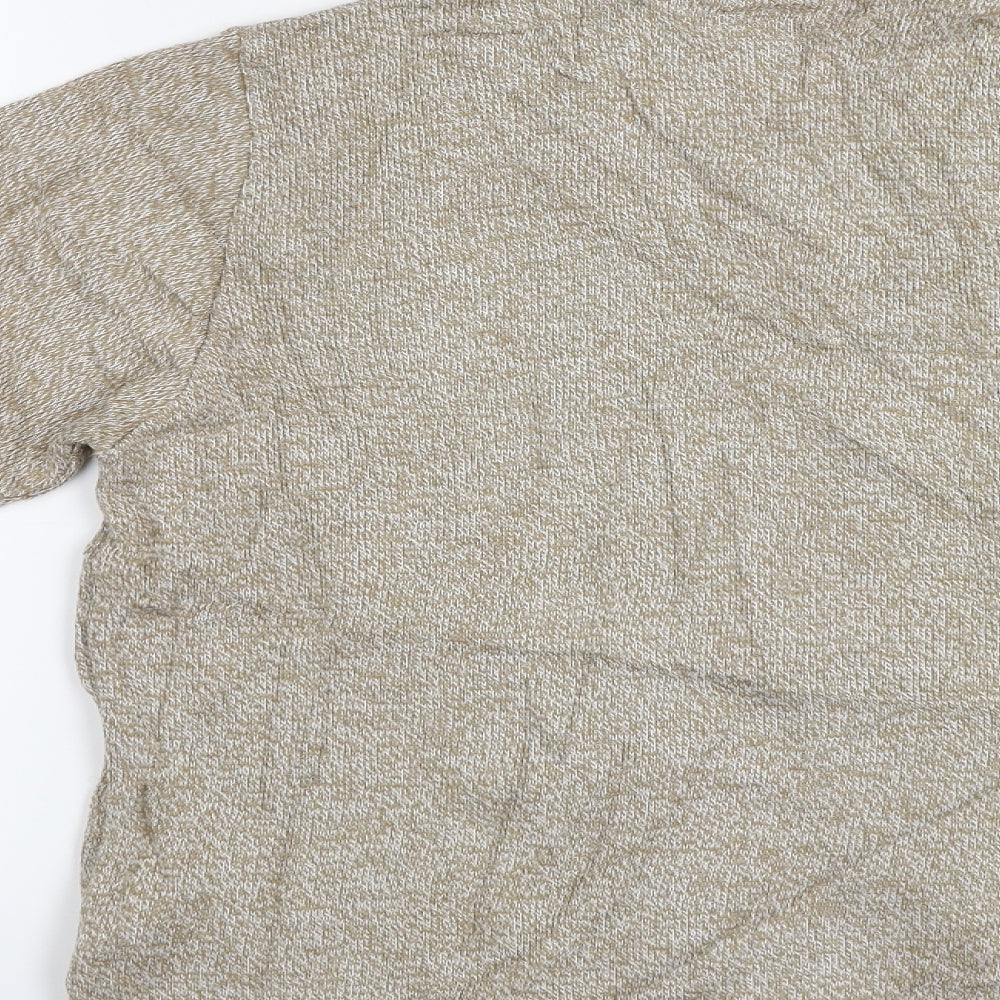 Envy Womens Brown Geometric  Pullover Jumper Size M  - Size S-M
