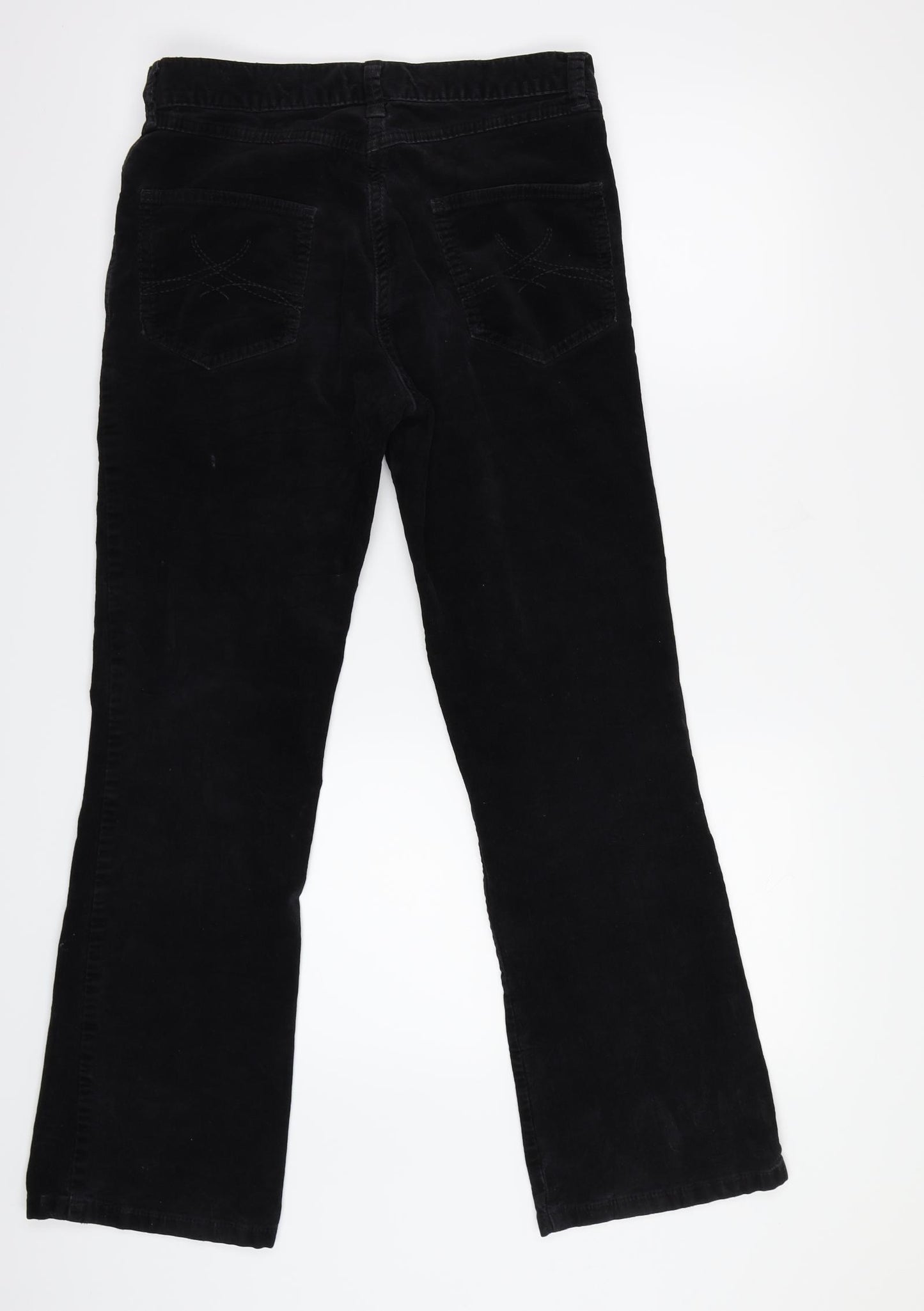 M&S Womens Black   Trousers  Size 30 L29 in