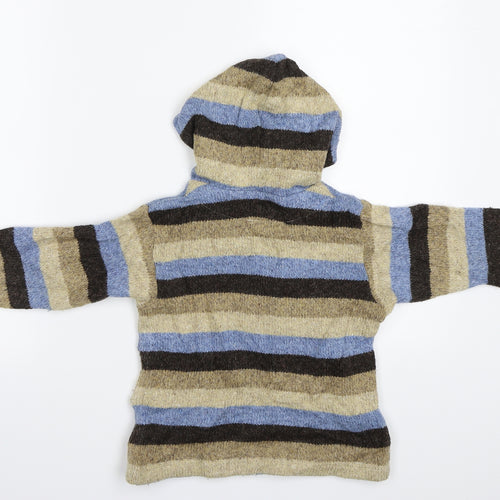 Ruth Lendik Boys Multicoloured Striped  Pullover Jumper One Size