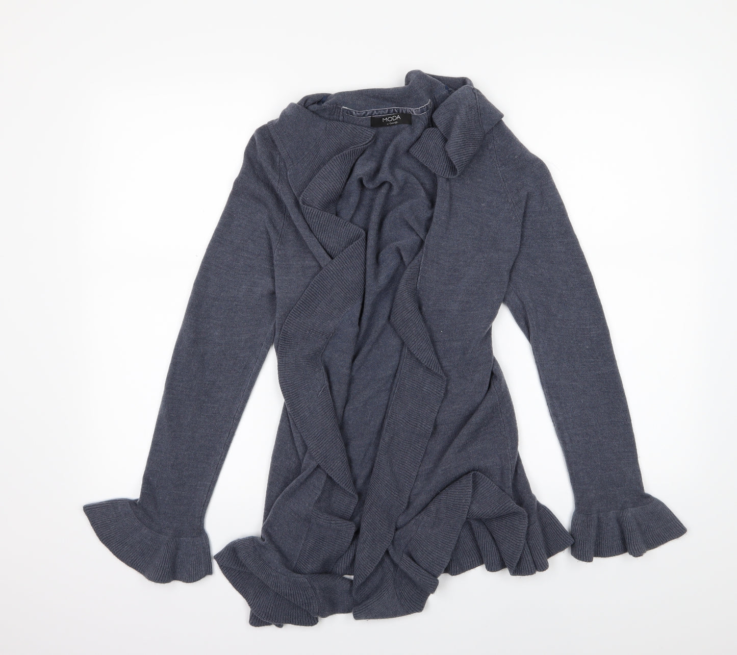 George Womens Blue  Knit Cardigan Jumper Size 10