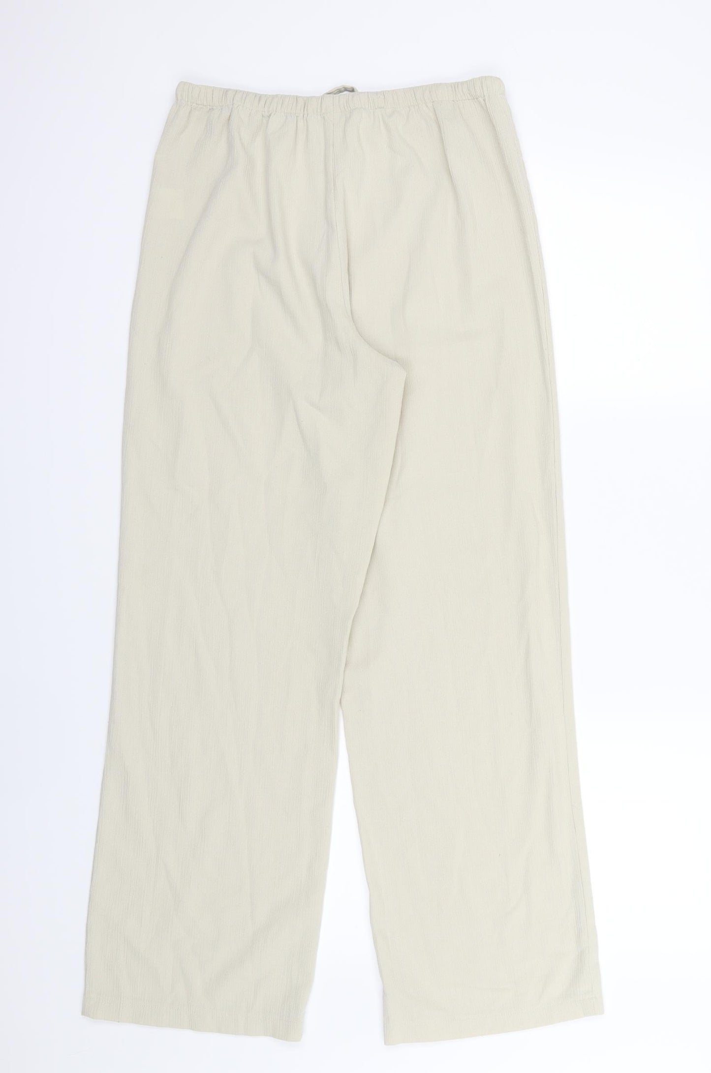 Style Collection Womens Beige   Trousers  Size 10 L29 in