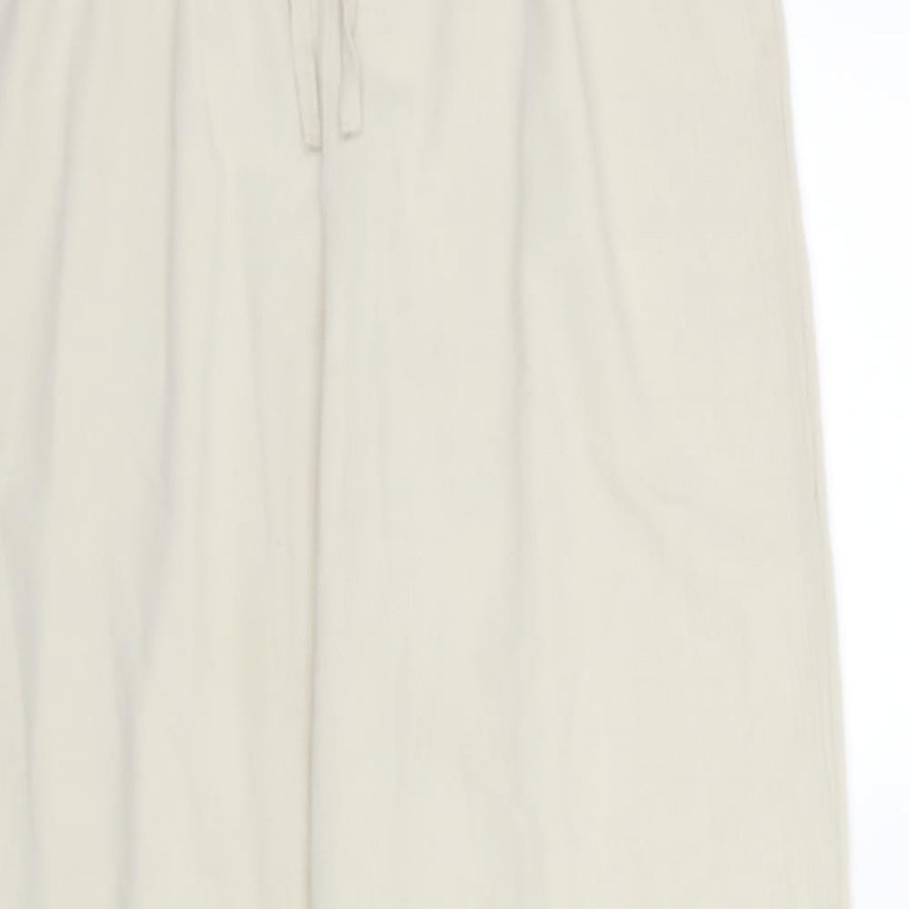 Style Collection Womens Beige   Trousers  Size 10 L29 in