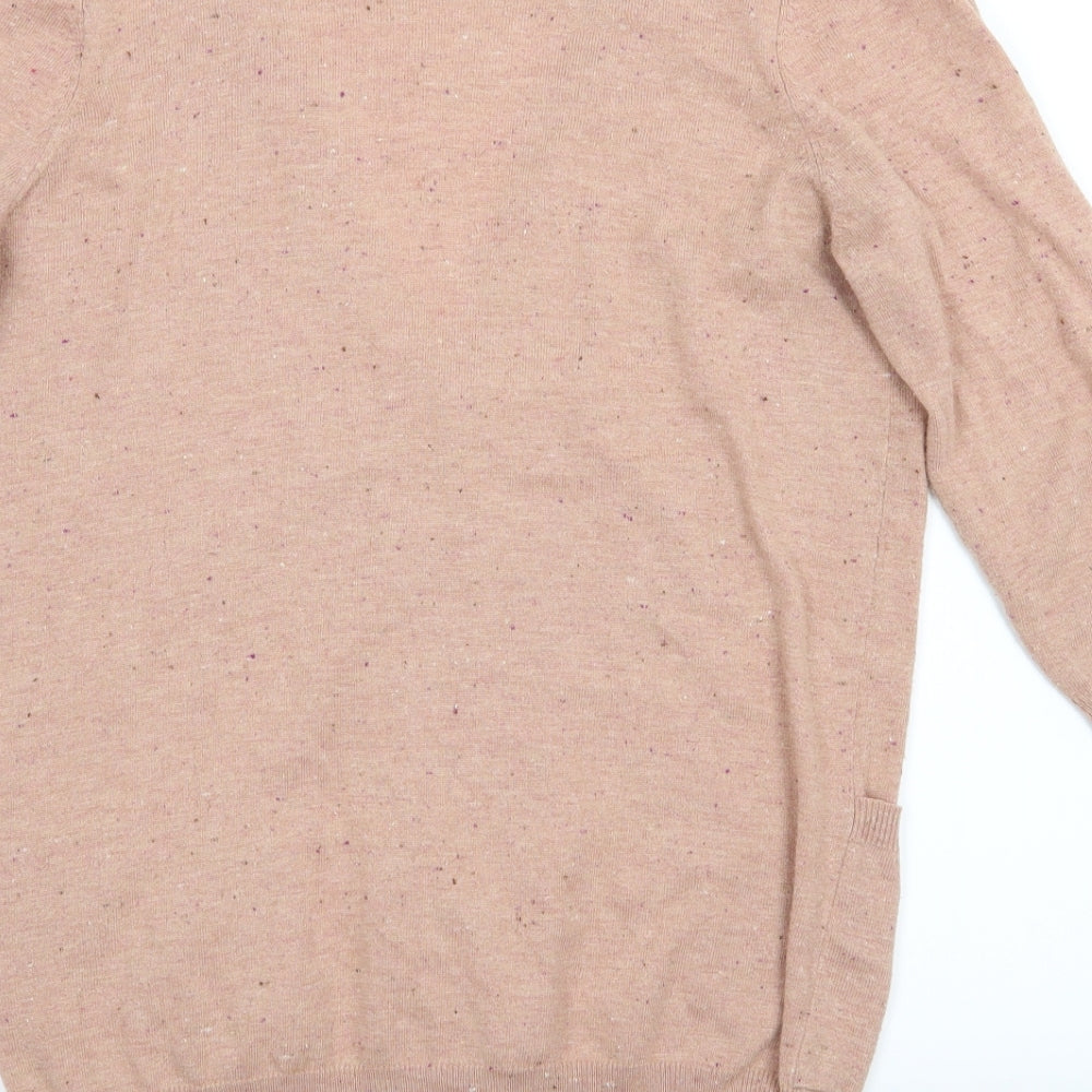 George Womens Pink  Knit Cardigan Jumper Size 12