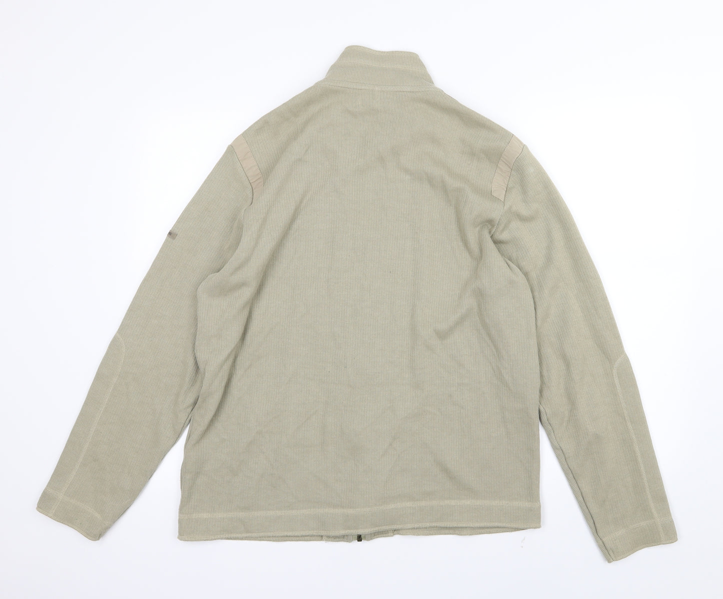 Sonneti Mens Beige  Knit Full Zip Jumper Size L