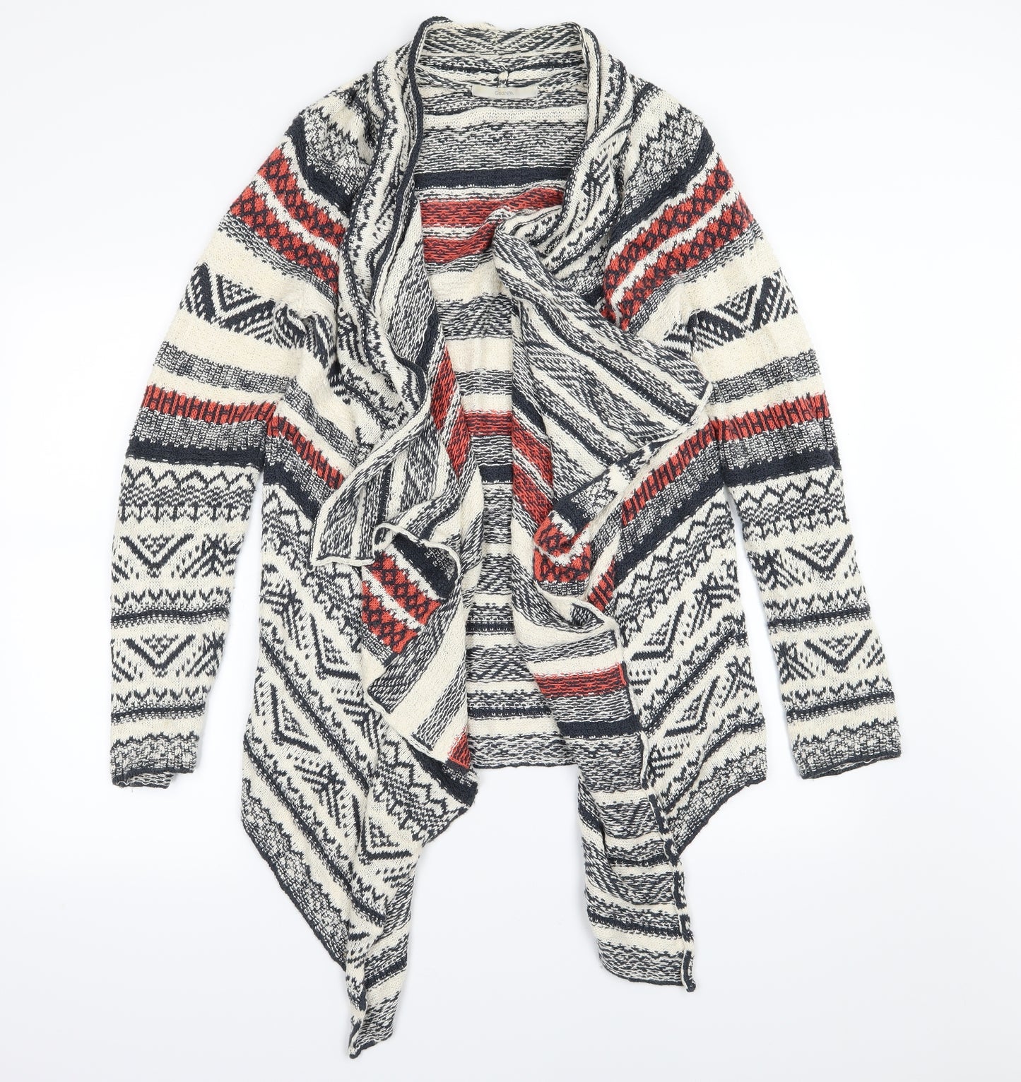 George Womens Multicoloured Striped Knit Cardigan Jumper Size 12  - Waterfall