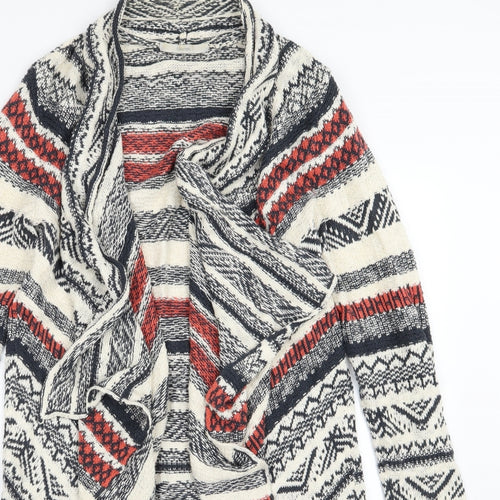 George Womens Multicoloured Striped Knit Cardigan Jumper Size 12  - Waterfall