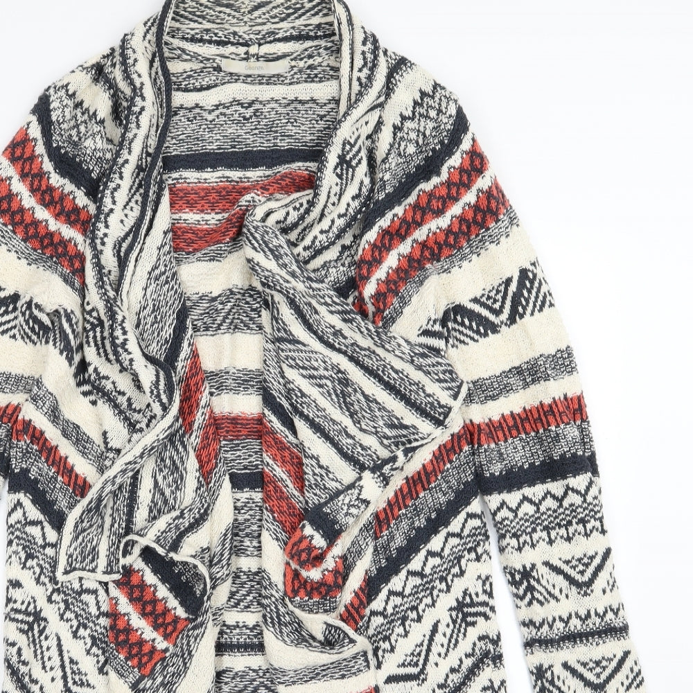 George Womens Multicoloured Striped Knit Cardigan Jumper Size 12  - Waterfall
