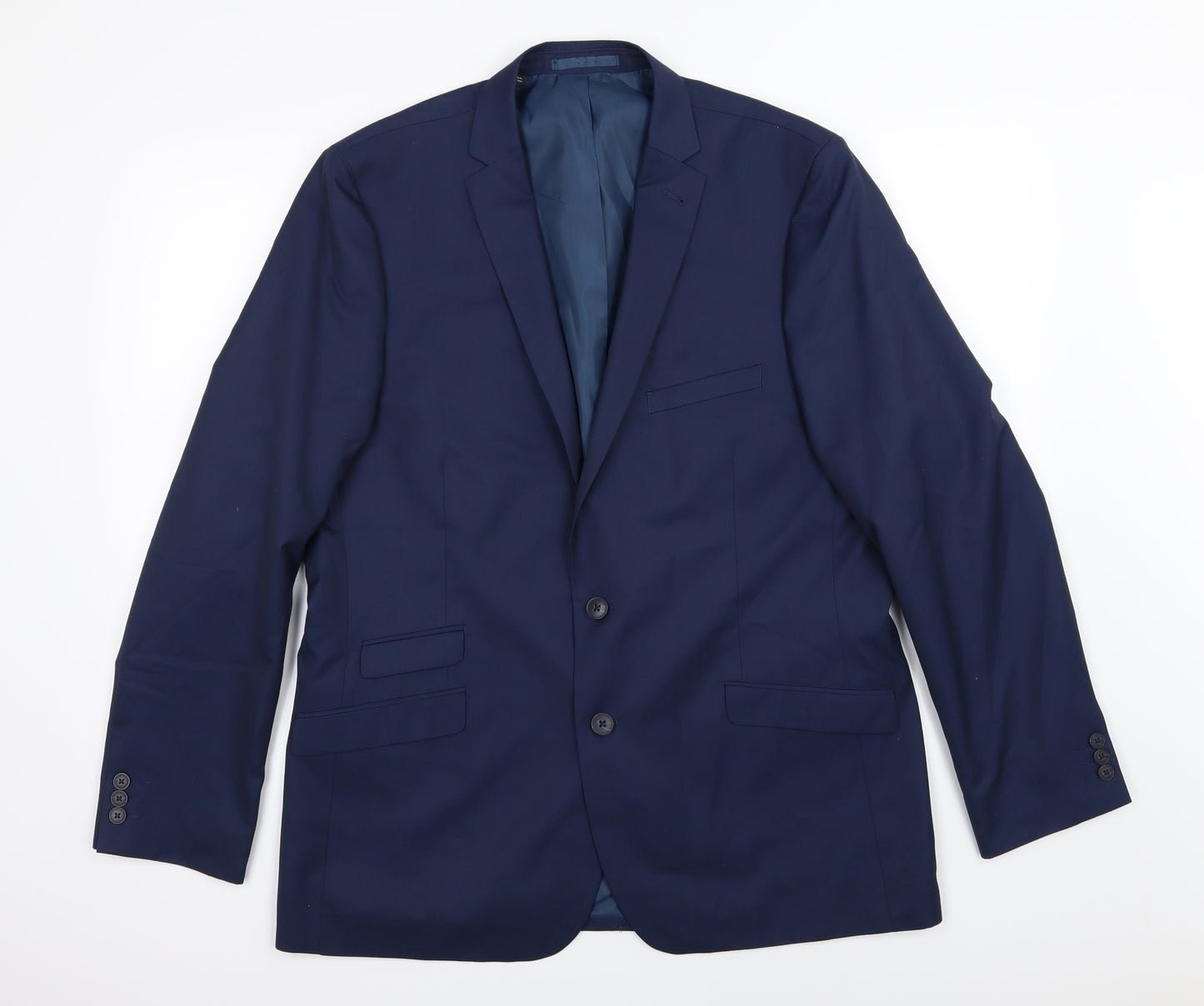 Jacamo Mens Blue  Rayon Jacket Suit Jacket Size 44