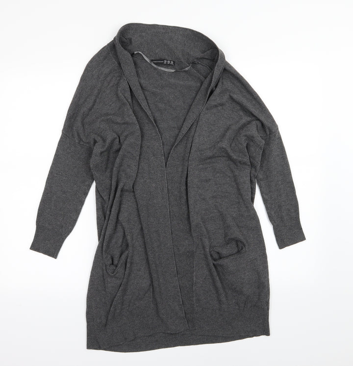 Atmosphere Womens Grey  Knit Cardigan Jumper Size 10