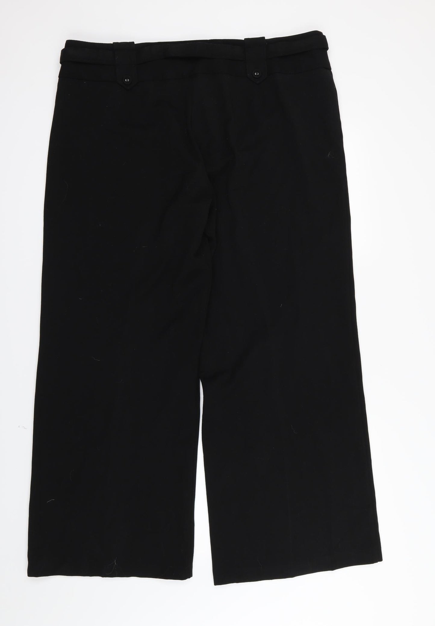 M&Co Womens Black   Trousers  Size 20 L31 in