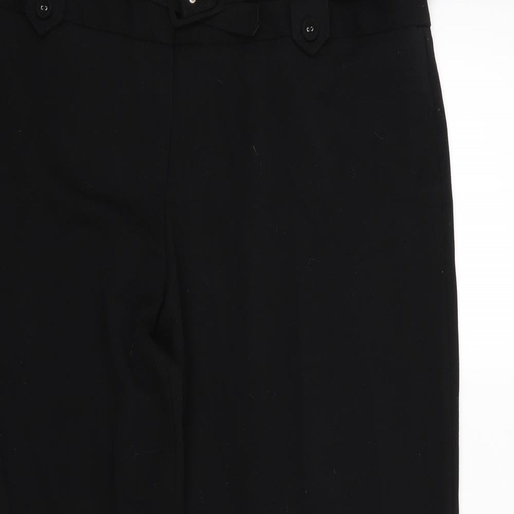 M&Co Womens Black   Trousers  Size 20 L31 in