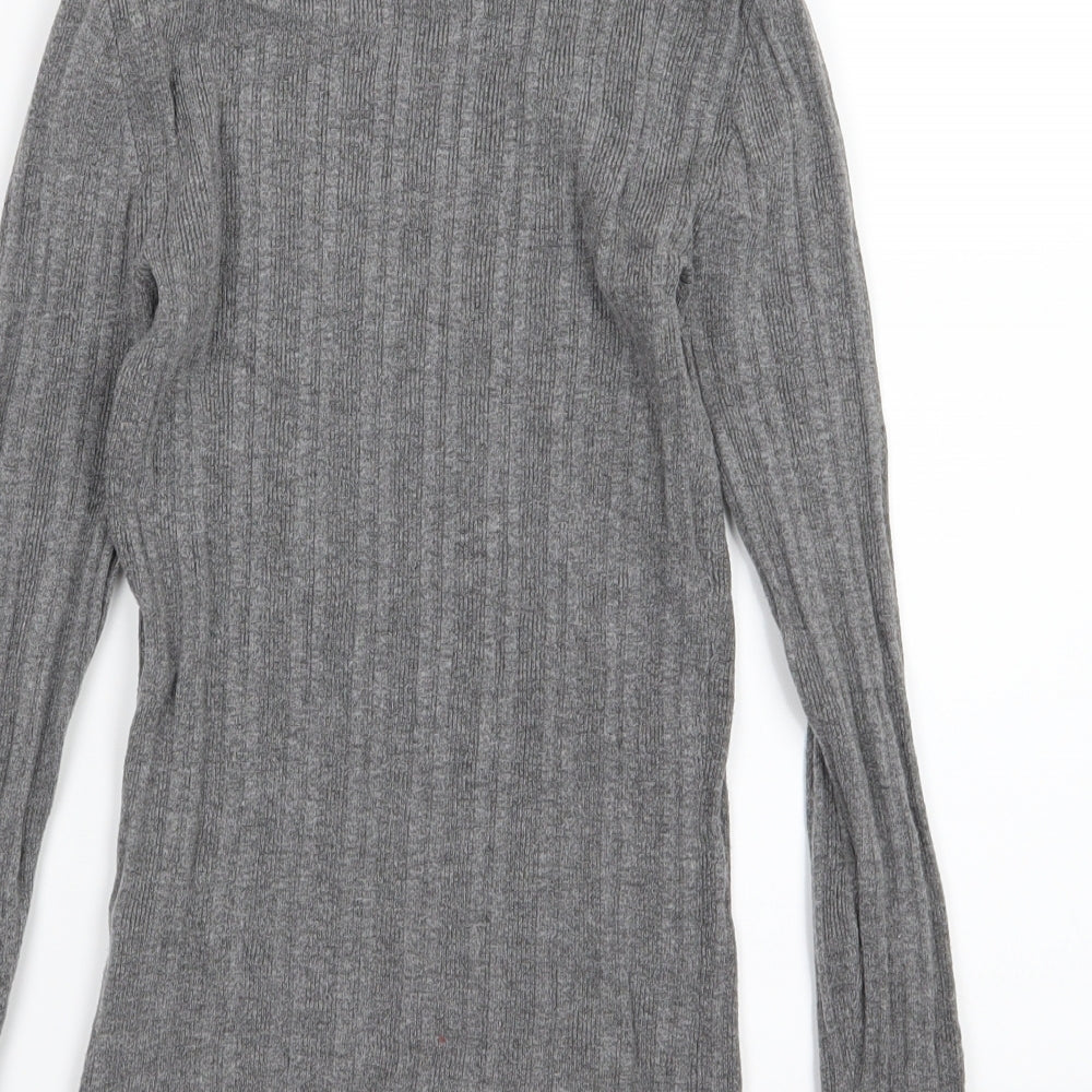 Primark Womens Grey  Knit Pullover Jumper Size S