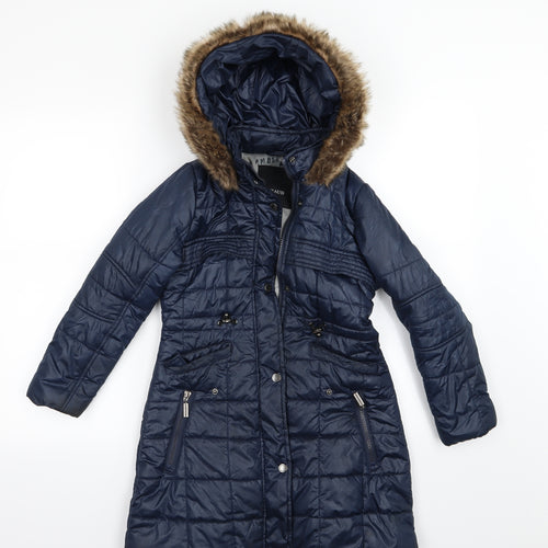 Feraud Girls Blue   Basic Coat Coat Size 7-8 Years