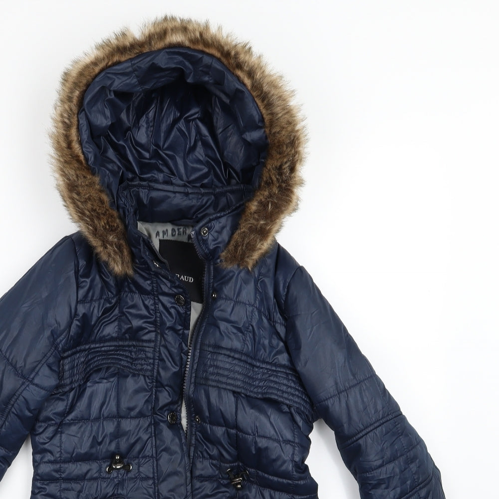 Feraud Girls Blue   Basic Coat Coat Size 7-8 Years
