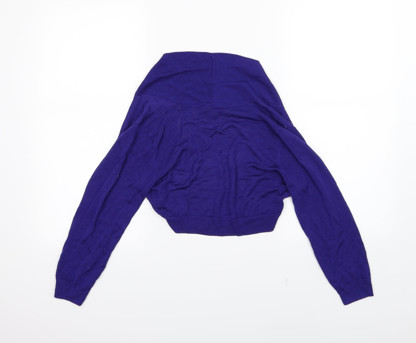 Monsoon Womens Blue  Knit Cardigan Jumper Size M