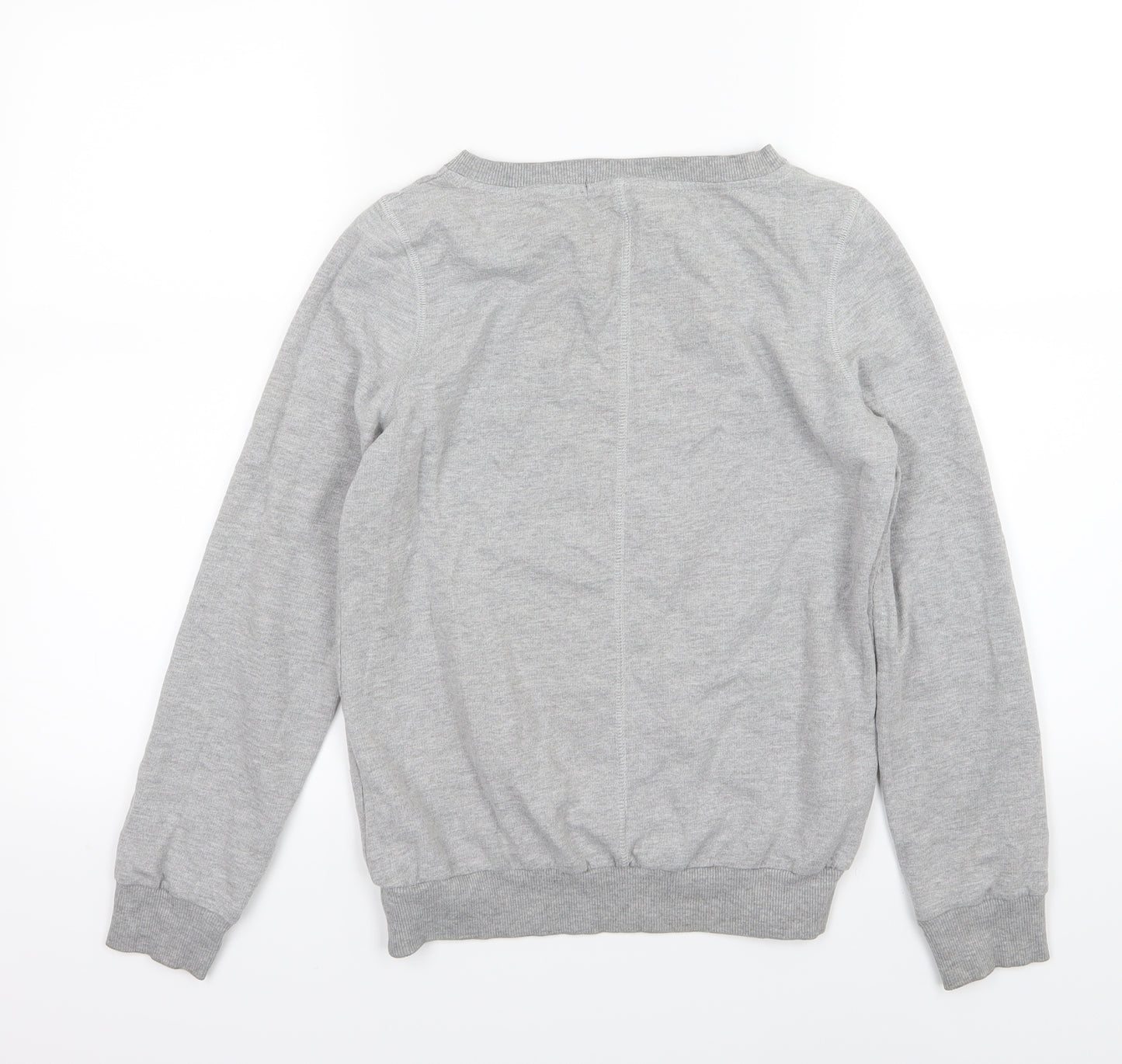 George Womens Grey  Jersey Pullover Sweatshirt Size 10