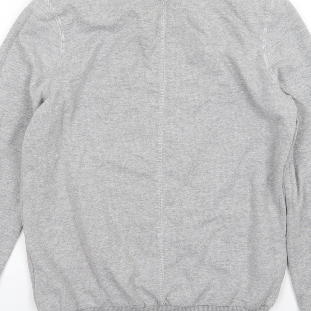 George Womens Grey  Jersey Pullover Sweatshirt Size 10