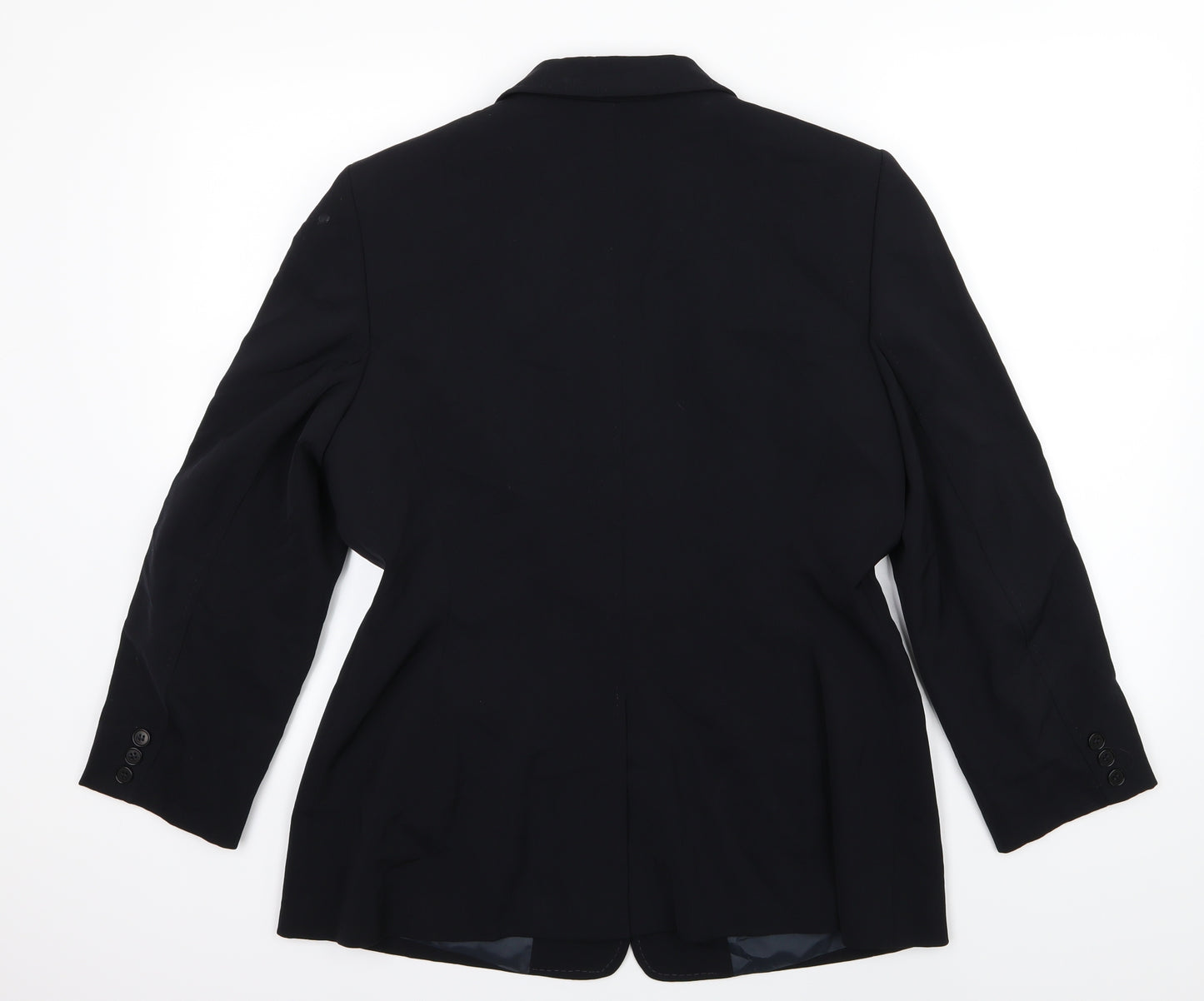 Jaeger Womens Black   Jacket Suit Jacket Size 14