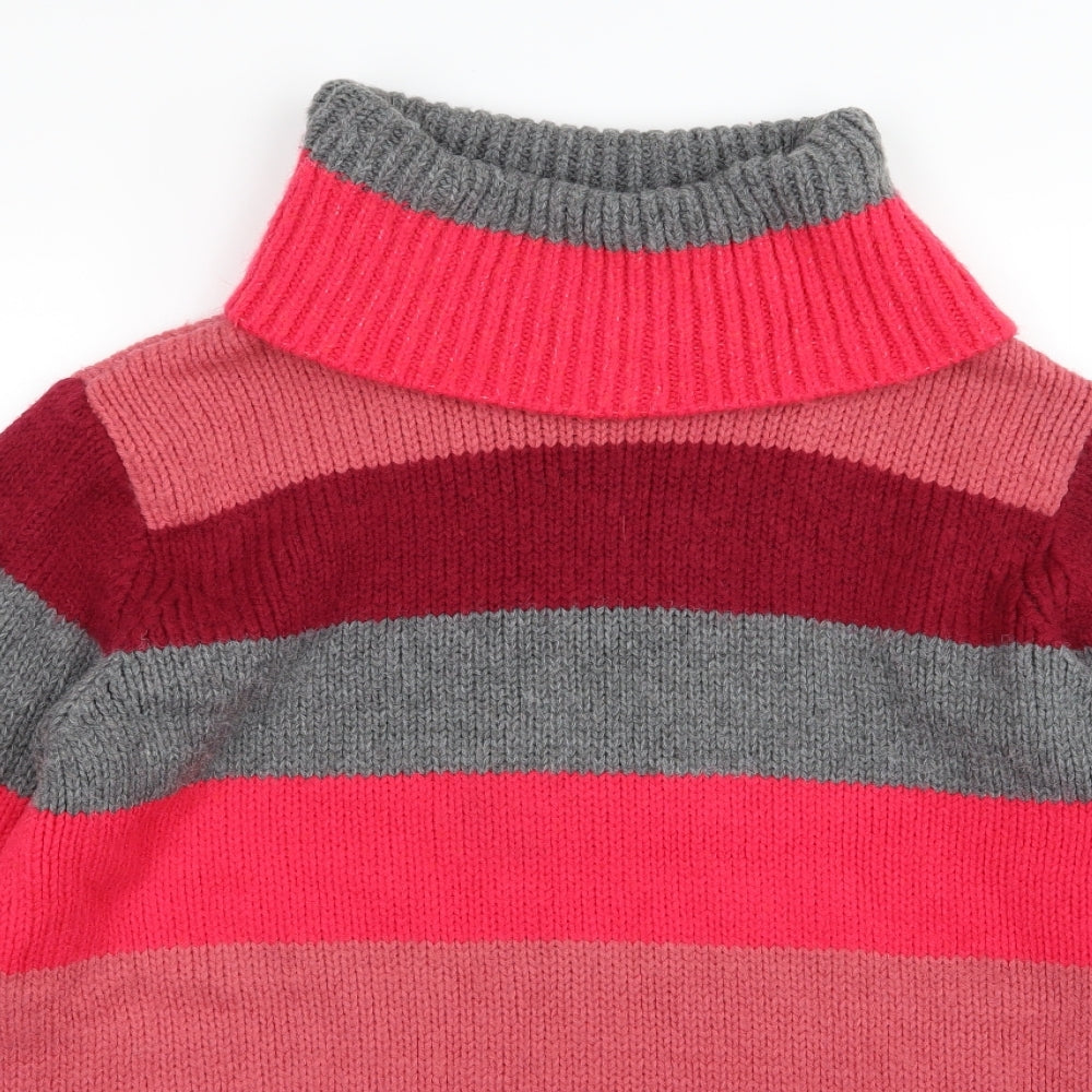 Papaya Womens Multicoloured Striped Knit Pullover Jumper Size L