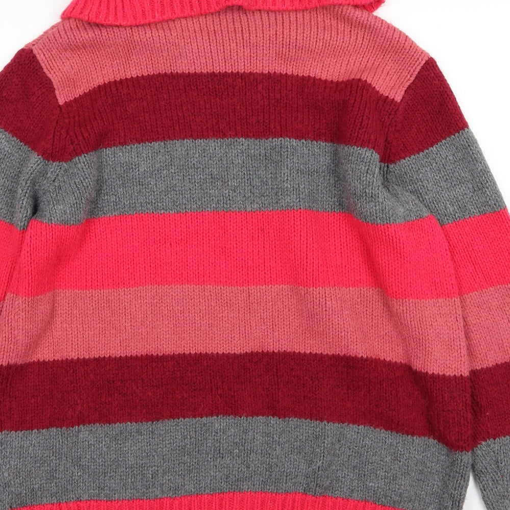 Papaya Womens Multicoloured Striped Knit Pullover Jumper Size L
