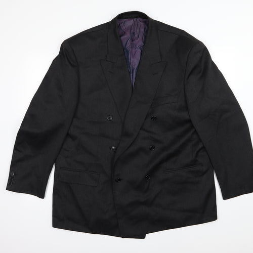 REMUS Mens Grey  Rayon Jacket Suit Jacket Size 46