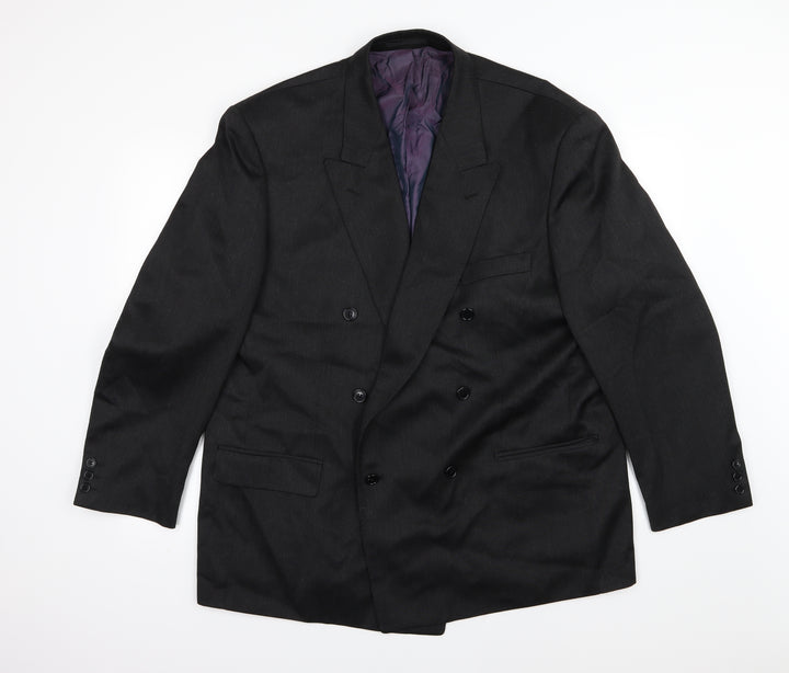 REMUS Mens Grey  Rayon Jacket Suit Jacket Size 46