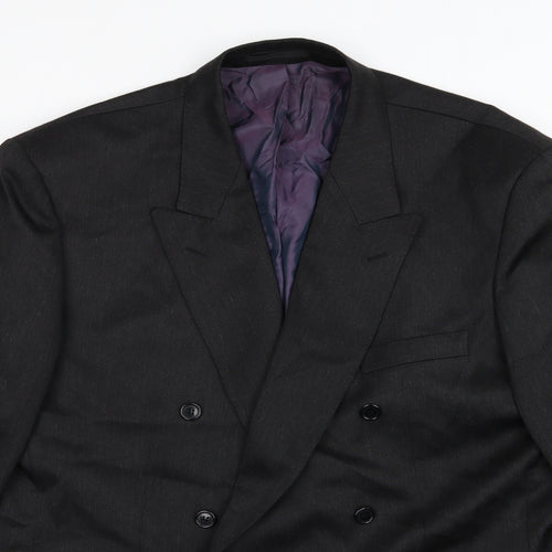 REMUS Mens Grey  Rayon Jacket Suit Jacket Size 46