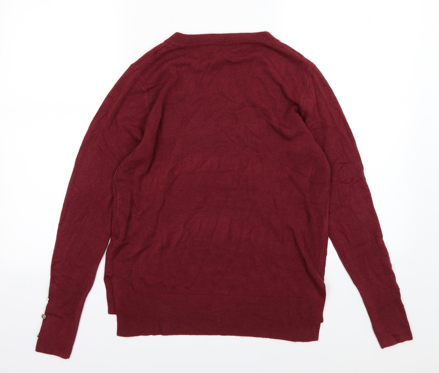 Primark Womens Red  Knit Pullover Jumper Size XS