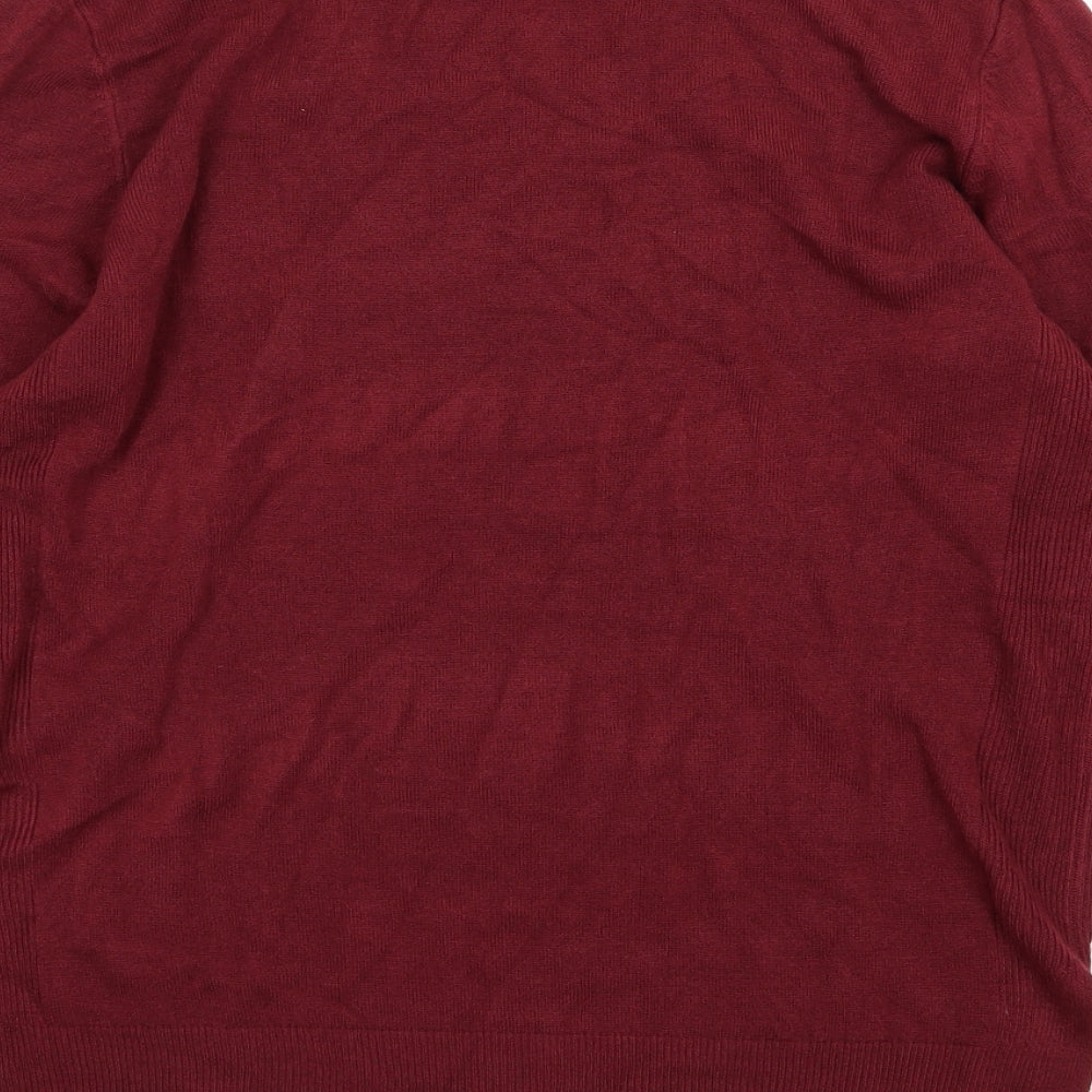 Primark Womens Red  Knit Pullover Jumper Size XS