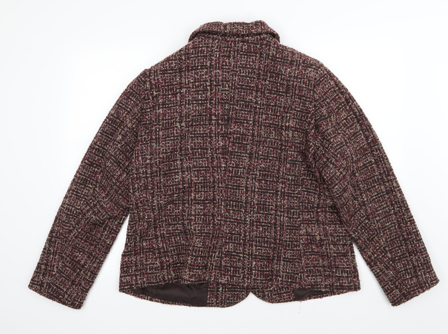 Marks and Spencer Womens Multicoloured Striped Knit Jacket  Size 18