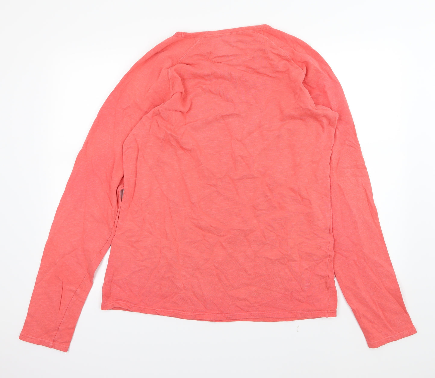 Scotch & Soda Womens Pink  Jersey Basic T-Shirt Size XL