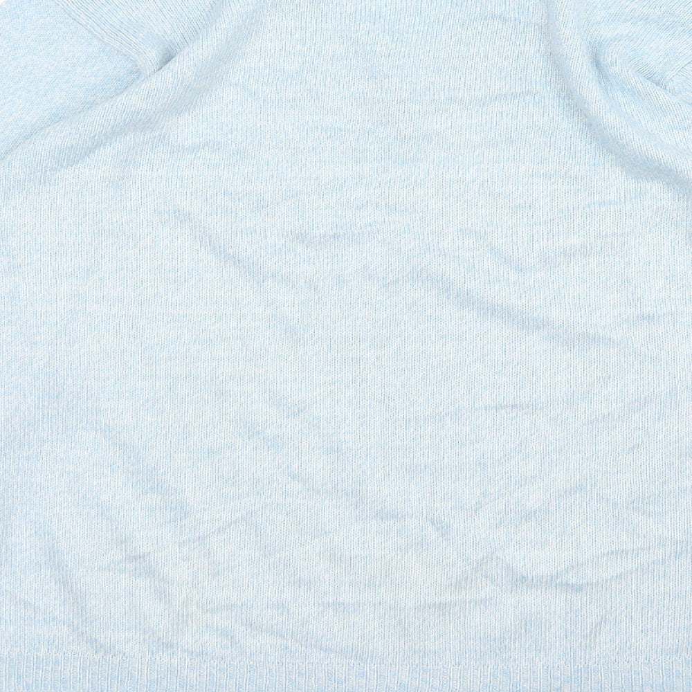 EWM Womens Blue  Knit Pullover Jumper Size 18