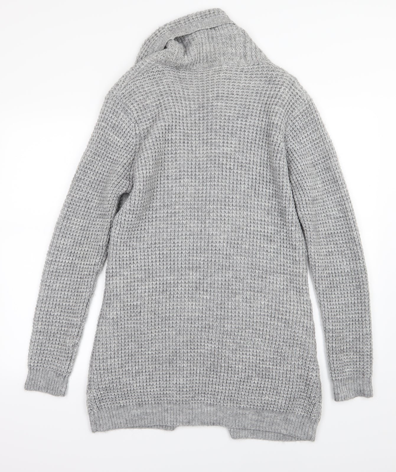 New Look Womens Grey  Knit Cardigan Jumper Size 14