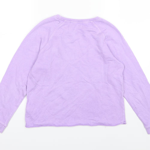 NEXT Girls Purple  Jersey Pullover Sweatshirt Size 11 Years  - Unicorn