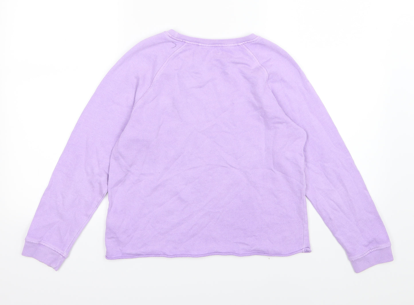 NEXT Girls Purple  Jersey Pullover Sweatshirt Size 11 Years  - Unicorn