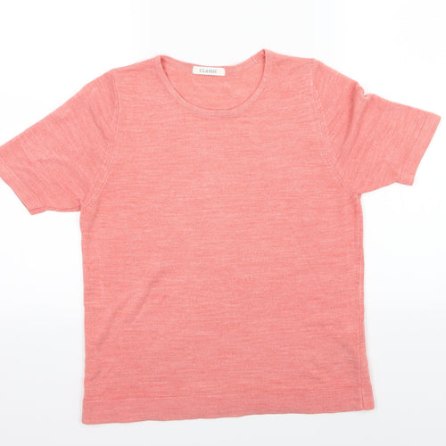 Marks and Spencer Womens Pink  Knit Pullover Jumper Size 12