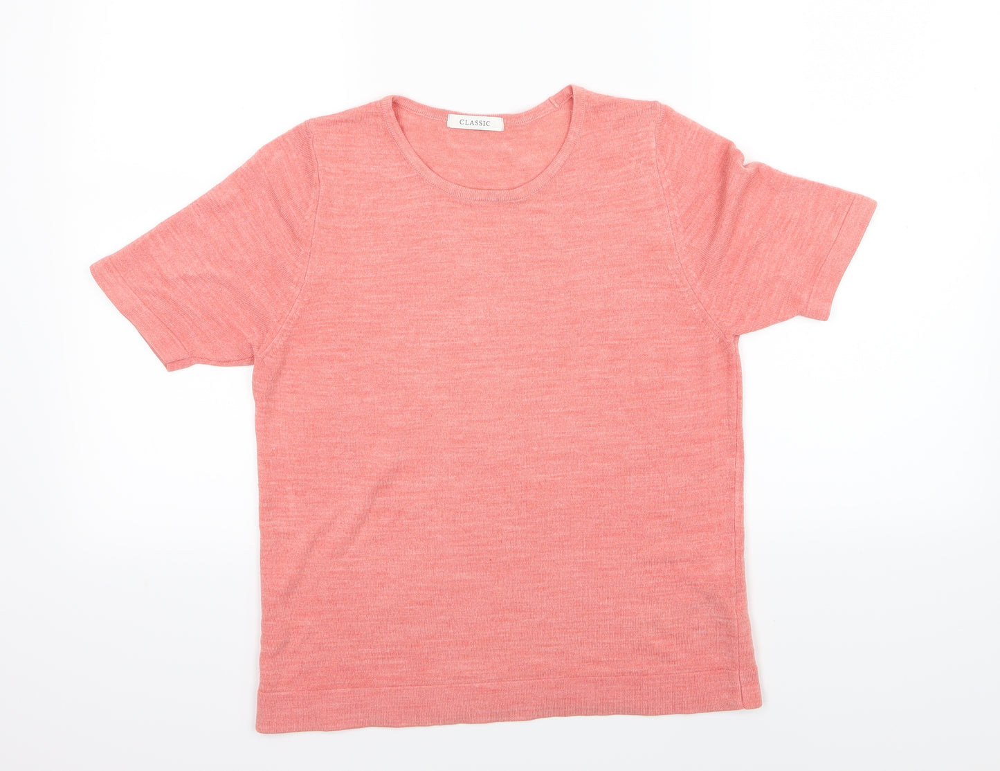 Marks and Spencer Womens Pink  Knit Pullover Jumper Size 12