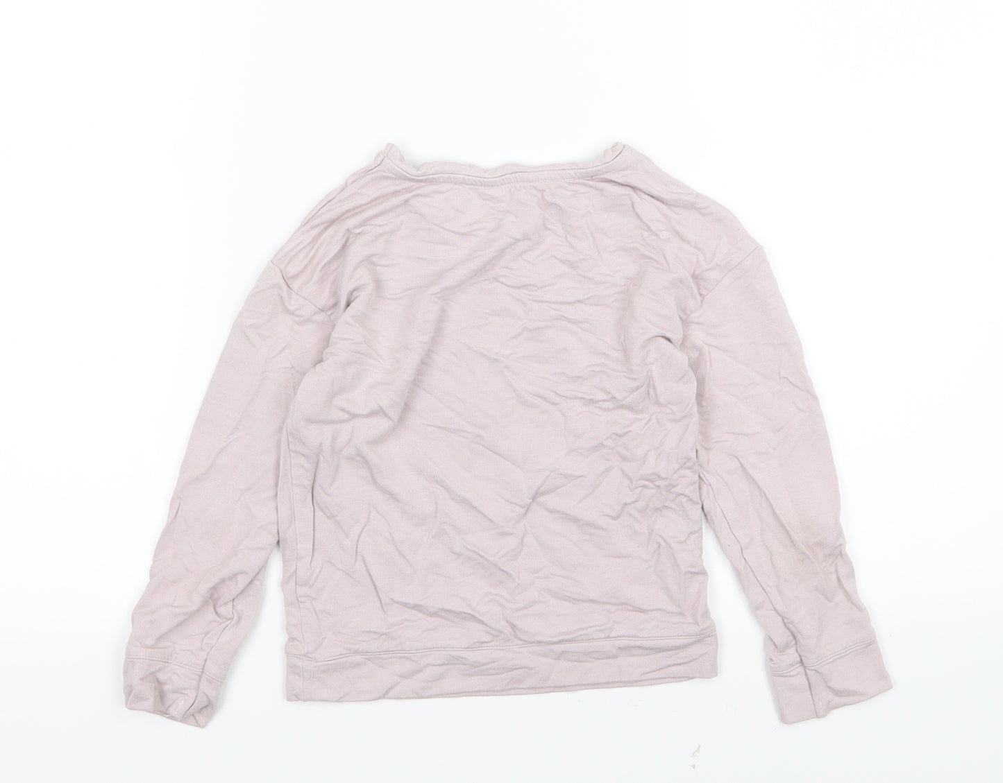 River Island Girls Pink  Jersey Pullover Sweatshirt Size 4-5 Years  - Pug