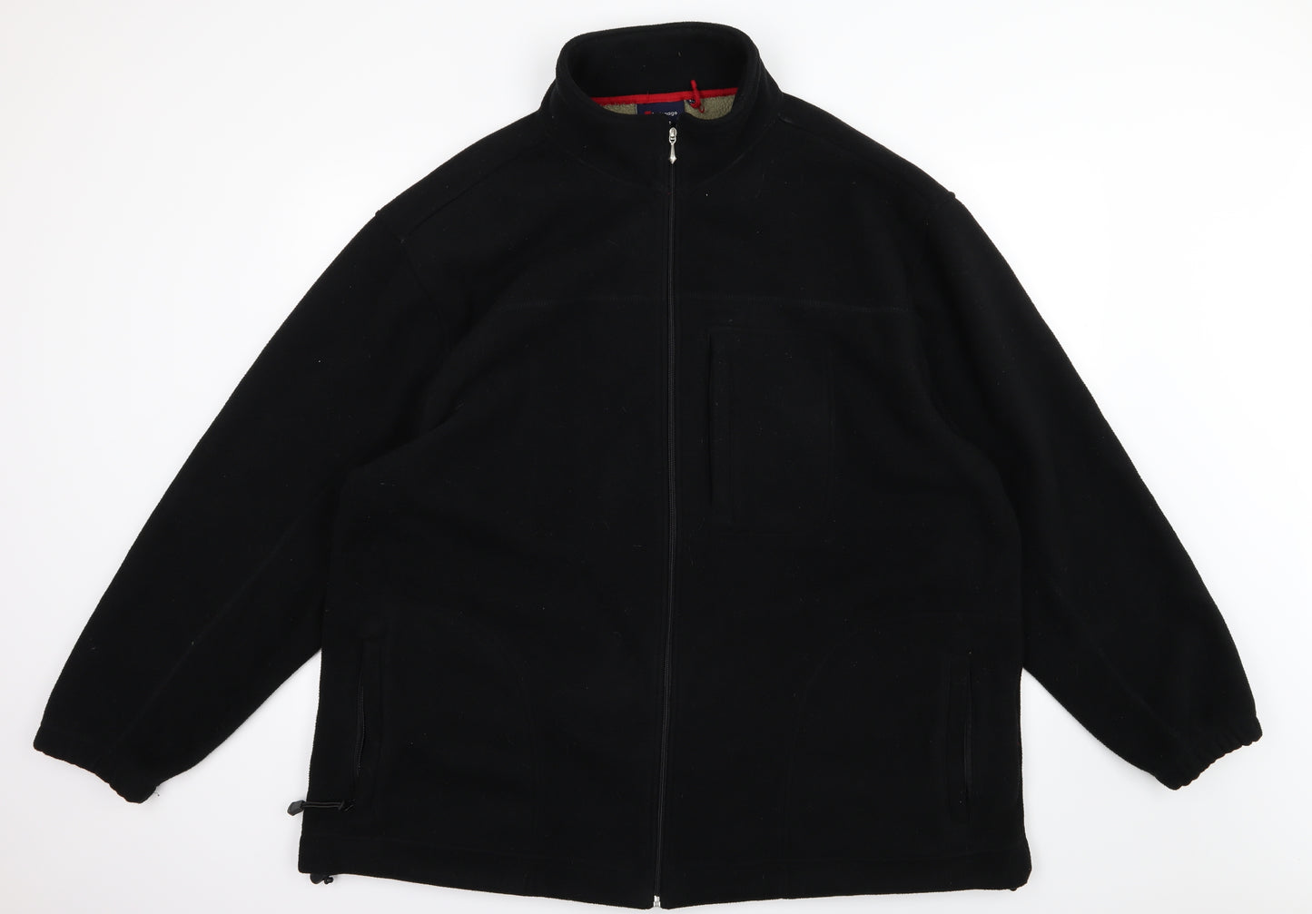Espionage Mens Black  Fleece Jacket  Size 3XL