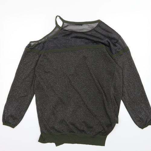 NEXT Womens Green  Knit Pullover Jumper Size 18