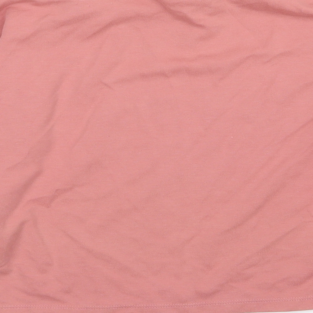 F&F Womens Pink  Jersey Pullover Sweatshirt Size S  - Gym Chic