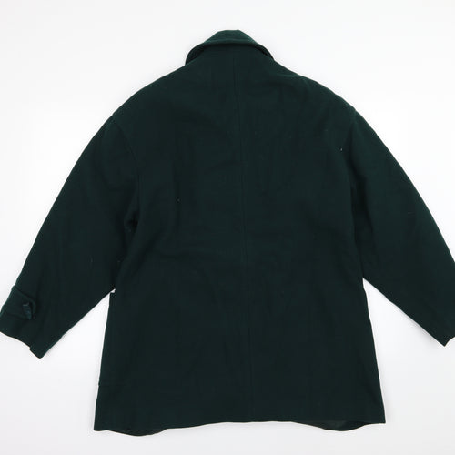 Preworn Womens Green   Overcoat Coat Size 12