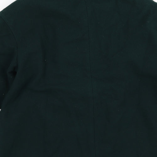 Preworn Womens Green   Overcoat Coat Size 12